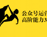 公众号运营高阶能力35讲，从月薪3k到月薪30k，新媒体人的必修课-最全资源库