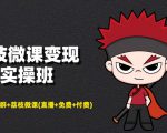 荔枝微课变现实操班：微信号+社群+荔枝微课打造自动化成交闭环系统-最全资源库
