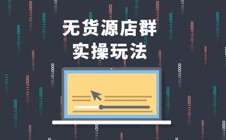 无货源店群实操玩法,蓝海选品的独特思路,店群软件操作方法(45节视频课)-最全资源库