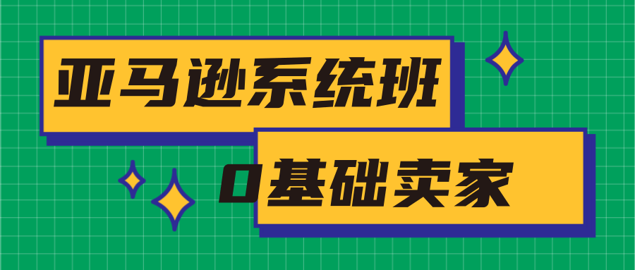 亚马逊系统班，专为0基础卖家量身打造，亚马逊运营流程与架构-最全资源库