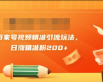 黄岛主引流课：百家号视频精准引流玩法，日涨精准粉200+-最全资源库