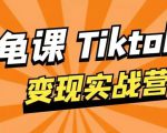 龟课·TikTok变现实战训练营线上第1期，多种变现模式，轻松赚美刀-最全资源库