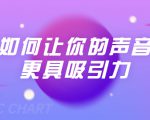 刘琪·如何让你的声音更具吸引力（20节课-完结）-最全资源库