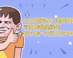 2021新风口-拼多多虚拟店：可多店批量操作，每个店一天收入在200-1000-最全资源库
