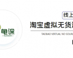 龟课·淘宝虚拟无货源电商5期，全程直播 现场实操，一步步教你轻松实现躺赚-最全资源库