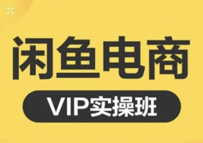 鱼客·闲鱼电商零基础入门到进阶VIP实战课程，帮助你掌握闲鱼电商所需的各项技能-最全资源库
