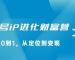 视频号iP进化财富营，从0到1，从定位到变现赚钱（价值1577元）-最全资源库