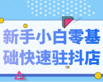 抖音小店新手小白零基础快速入驻抖店100%开通(全套11节课程)-最全资源库