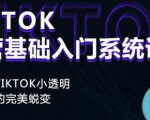 Tiktok实操进阶课程,体验从tiktok小透明到大佬的完美蜕变-最全资源库