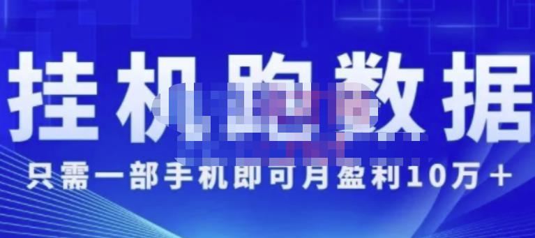 猎人电商:挂机数跑据,只需一部手即机可月盈利10万+(内玩部法)价值4988元-最全资源库