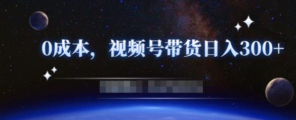 零基础视频号带货赚钱项目,0成本0门槛轻松日入300+【视频教程】-最全资源库