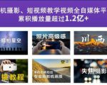 2022玩转手机影像全系课，零基础的小白也能进阶成为手机摄影专业人士-最全资源库