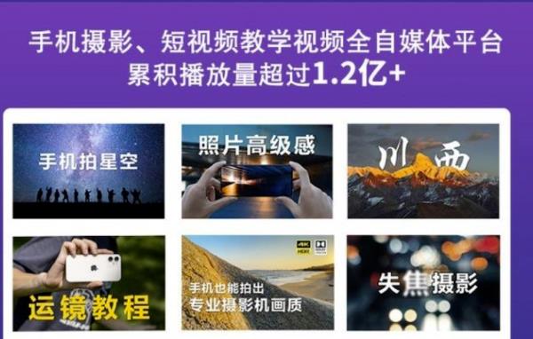 2022玩转手机影像全系课，零基础的小白也能进阶成为手机摄影专业人士-最全资源库