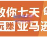 晟尧跨境·教你七天玩赚亚马逊,教你轻松玩赚亚马逊,适合小白学习-最全资源库