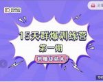 金抖云Peter《15天群爆训练营》,破解抖音玄学,群爆心法,起号方式-最全资源库