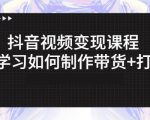 抖音短视频变现课程:带你学习如何制作带货+打造IP【41节】-最全资源库