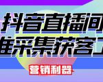 外面卖200的【获客神器】抖音直播间采集【永久版脚本+操作教程】-最全资源库