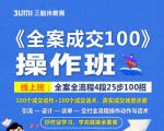 《全案成交100》全案全流程4段25步100招，操作班-最全资源库