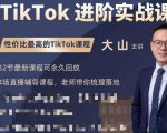 大山老师TikTok进阶实战课:账号详解,流量运营,实战变现,助力你成功出海-最全资源库