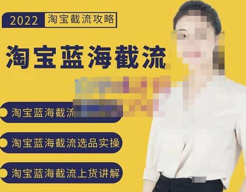 2022淘宝蓝海截流攻略,淘宝蓝海截流选品上货实操讲解-最全资源库