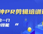抖音视频一分钟PR剪辑培训:学会一门赚钱的技能,每节课短小精悍-最全资源库