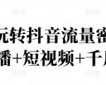 2022玩转抖音流量密码,(直播+短视频+千川)-最全资源库