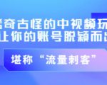 不讲李·稀奇古怪的冷门中视频冷门玩法，让你的账号脱颖而出，成为流量刺客！（图文+视频）-最全资源库