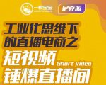 尼克派·工业化思维下的直播电商之短视频锤爆直播间,听话照做执行爆单-最全资源库
