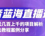 抖音最新蓝海直播玩法,3分钟赚30元,一天轻松1000+,只要你去直播就行【详细玩法教程】-最全资源库