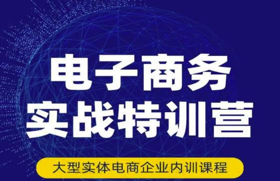 民赛电气内部出品：电子商务实战特训营，全方位带你入门电商，308种方式玩转电商-最全资源库