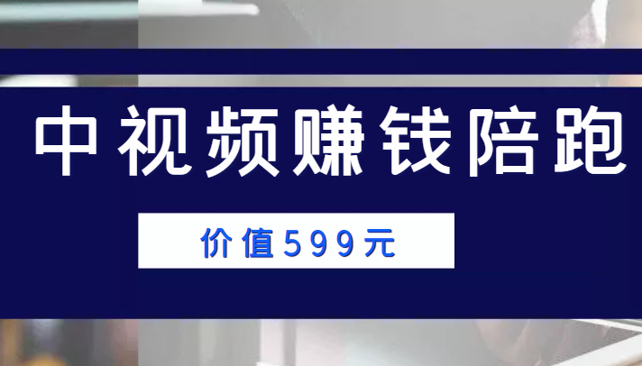 中视频赚钱陪跑,卖中视频账户赚钱收益陪跑项目(价值599元)-最全资源库
