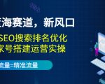 2022蓝海赛道，新风口：短视频SEO搜索排名优化+企业商家号搭建运营实操-最全资源库