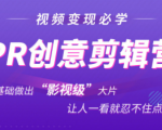 抖音赚钱必学的PR创意剪辑:零基础做出“影视级”大片,让人一看就忍不住为你点赞!-最全资源库