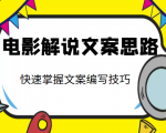 电影解说文案思路课,让你快速掌握文案编写的技巧(3节视频课程)-最全资源库