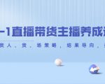 从0-1直播带货主播养成记,直播带货人、货、场策略,结果导向,数据说话-最全资源库