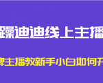 暴躁迪迪线上主播课，金牌主播教新手小白如何开播-最全资源库