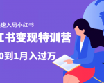 小红书变现特训营：带你快速入局小红书，从0到1月入过万-最全资源库