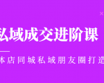 实体同城获客必学私域成交进阶课,实体店同城私域朋友圈打造-最全资源库