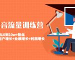 美业抖音流量训练营:从0到10w+粉丝 让你的门店用户增长+业绩增长+利润增长-最全资源库