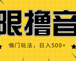抖音直播无限撸音浪,简单可复制,偏门玩法,日入500+【视频教程】-最全资源库