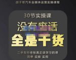 胡子哥·汽车自媒体运营实操课，汽车新媒体二手车短视频运营教程-价值8888元-最全资源库