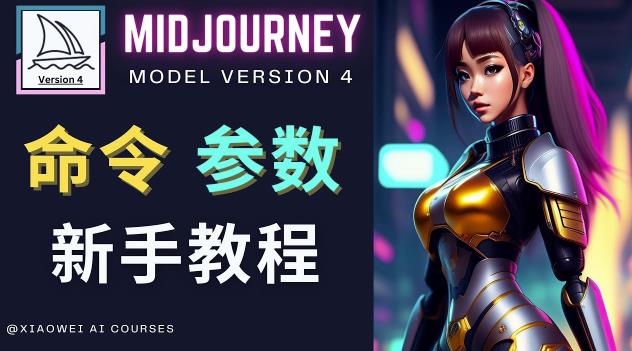 Midjourney新手入门教程，轻松创作顶级图像，命令参数-新手教程-最全资源库