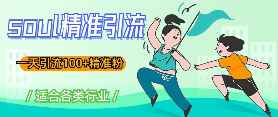 soul精准引流系列课程，一天引流100+精准粉，适合各类行业-最全资源库
