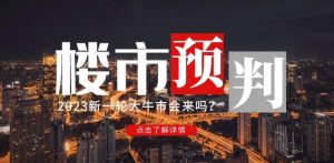 樱桃大房子2023楼市预判：新一轮大牛市会来吗？【付费文章】-最全资源库