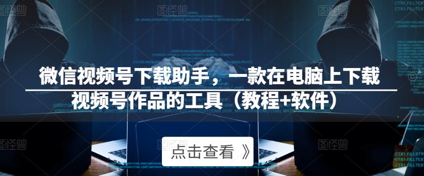 微信视频号下载助手,一款在电脑上下载视频号作品的工具(教程+软件)-最全资源库