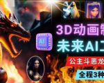 利用未来Ai工具LeiaPix，静态图转换3D动画，Lexica和Chat GPT制作精彩视频-最全资源库