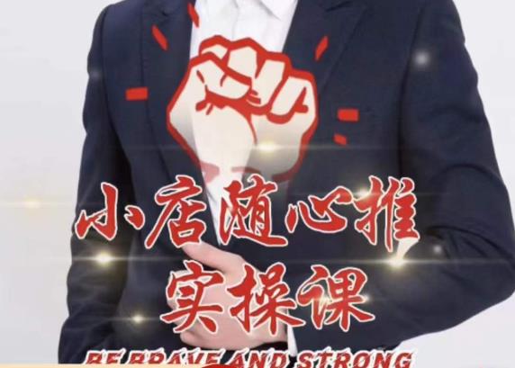 随心推线上课,小店随心推的投放逻辑,投放技巧,快速打标签-最全资源库