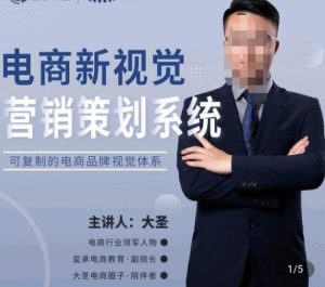 大圣·电商新视觉营销策划系统，可复制的电商品牌视觉识别系统-最全资源库