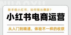 红商学院·小红书电商运营课,新手做小红书如何快速做出爆款,从入门到精通,体验不一样的收货-最全资源库