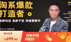 锋投老叶全店动销,淘系干货汇总,各种玩法,淘系爆款打造者-最全资源库